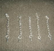 Avslut till arm/halsband ca 5cm 5st